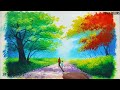 Pathway - Acrylic painting (only colors)
