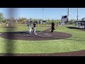 RBI base hit to center (varsity game)