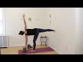 30 Min Yoga Class At The Wall - Yoga Wall Poses for All Levels - Yoga Modifications