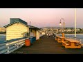 [4K] Sunset at San Clemente Beach Pier in Orange County, California USA - Walking Tour 🎧