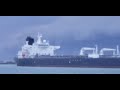 Big ship leaving Port Aransas Texas. please like and subscribe