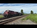 Empty Coal Train!!! CN 730 (CPKC Coal Train) @ Matsqui BC Canada 14MAY24 CP ES44AC 8892 Leading