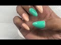 Polygel Nails Using Non-dominant Hand |Opposite Hand Nail Hacks