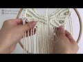 DIY Macrame Butterfly / Dreamcatcher / Wall hanging / 마크라메 나비 / 마크라메 드림캐쳐