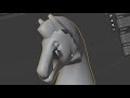 Blender 2.81 Modeling Tutorial: Chess Knight