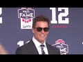 Family, friends, former teammates share memories of Tom Brady on red carpet