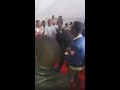 Family and friends dancing at my wedding