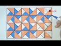 🔴Mudah Sekali Cara Menggambar Ragam Hias Geometris | KONGRUEN