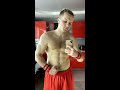 1 Year Calisthenics Body Transformation #shorts