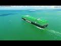 Sức mạnh khủng khiếp của động cơ tàu container lớn nhất thế giới