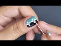 Easy Nailart at home || Try this Safety pin hack for stunning Nailart result 🧷 || Safety pin 🧷 hack