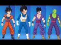 Goku, Vegeta, Gohan & Piccolo DOING Fortnite Emotes