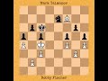 Bobby Fischer vs Mark Taimanov | Candidates Quarterfinal, 1971 #chess