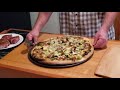 Billy Makes Cilantro Pesto Artichoke Pizza