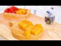 Watermelon Jelly Recipe 🍉Making Miniature Rainbow Jello Egg In Watermelon House 🤤 Mini Cakes Idea