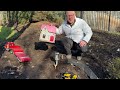 Christmas landscaping with backhoe, truck, trailer, chainsaw, and lights. Educational | Kid Crew