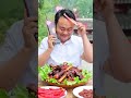 mukbang: Who will win the spicy eating competition between Song Song and Er Mao?