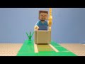 How To Make An Accurate LEGO Minecraft Minecart & Railway