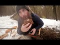 Winter Survival Trapping Challenge (Deadly Techniques) - Eating Whatever I Catch!