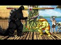 GODZILLA Vs RYU & KEN & BLANKA - HIGH LEVEL INSANE FIGHT!