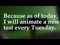 Test Tuesday Trailer! (You choose what I animate)