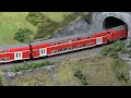 Modelleisenbahn Zugbetrieb auf größter Modellbahn Anlage in Süddeutschland  - Eisenbahn Traum in H0