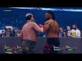 Roman Reigns & Paul Heyman vs The Bloodline Solo Sikoa & Jacob Fatu - Tag Team WWE 2K24