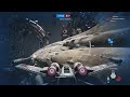 STAR WARS Battlefront II Starfighter Assault - No Imperial starfighter is safe from Luke Skywalker!!