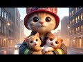 Sad cat story | Twins kittens trapped in the flames😿Poor cat#cat#catstory#poorcat