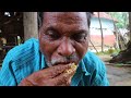 santali tribe grandmaa cooking DOHI CHICKEN CURRY & SHAK VAJI for their lunch