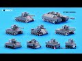Lego WW2 United States Tank Mini Vehicles (Tutorial)