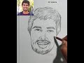 Youtuber Dhruv Rathee portrait Drawing in a  simple way #Drawing #painting #sketch