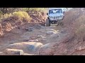 LSX Jeep Wrangler crawls down a rocky hill!