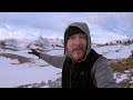 ABRUZZO SIDERALE trovo una strada chiusa per neve a Campo Imperatore mi sorprende un tramonto epico