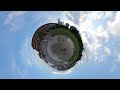 Boston Downtown, Gray Circle LP (360-degree) 4K