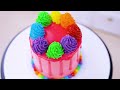 Ocean Mermaid Princess Jelly 🌊 Best Satisfying Miniature Disney Princess Cake Decorating🌈 Mini Cakes