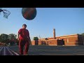 playing basketball part 1 I'm going to do this for a 100 parts