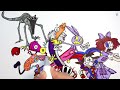 The Amazing Digital Circus 2 and CatNap Coloring Pages #amazingdigitalcircus #digitalcircus #youtube