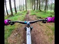 Little trail besides Fairy Trail in Winterberg Bikepark Chesty RAW