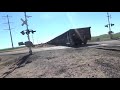 100 subs special Copper basin railroad GP39-2 #502 leads local in florence AZ