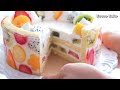 Beautiful fruit jelly cake. How to make the cake this time? 🍓🥭🍋🍊🥝