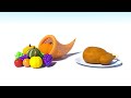 Thanksgiving food photo (Thanksgiving animation)
