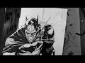 Beginner Inking Tips - Drawing Batman