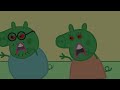 Peppa Pig Chased By Zoombie - Peppa Pig Funny Animation