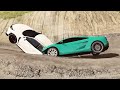 Cars vs Mud Pit #50 | BeamNG.DRIVE