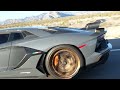 Lamborghini Aventador SVJ with Gintani exhaust [4K] HEADPHONE USERS BEWARE