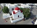 Drone view of Mykonos Greece HD