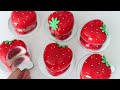 Strawberry mini cake! Easier than you think.  딸기 미니 무스 케이크. 생각보다 만들기 쉬워요!