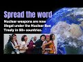 The Nuclear Ban Treaty is now international law!