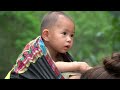 Harvesting duck eggs to sell at the market - Processing duck eggs to eat - With the children